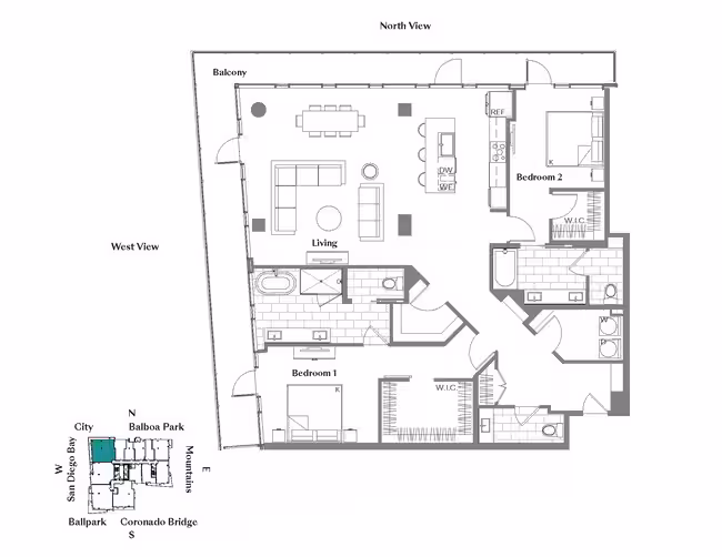 Unit 2102 2102 floor plan
